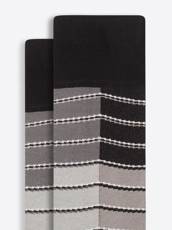 Bugatchi - Bas de coton mercerisé rayés - LE CAPITAINE D'A BORD