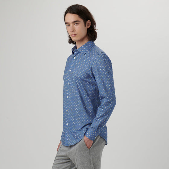 Bugatchi - James - Chemise manches longues balles OoohCotton® - LE CAPITAINE D'A BORD