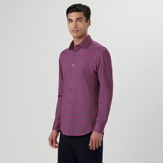 Bugatchi - James - Chemise manches longues florale OoohCotton® - LE CAPITAINE D'A BORD
