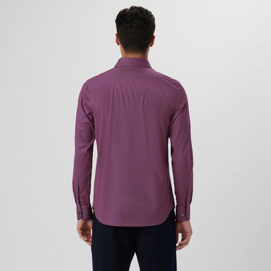 Bugatchi - James - Chemise manches longues florale OoohCotton® - LE CAPITAINE D'A BORD