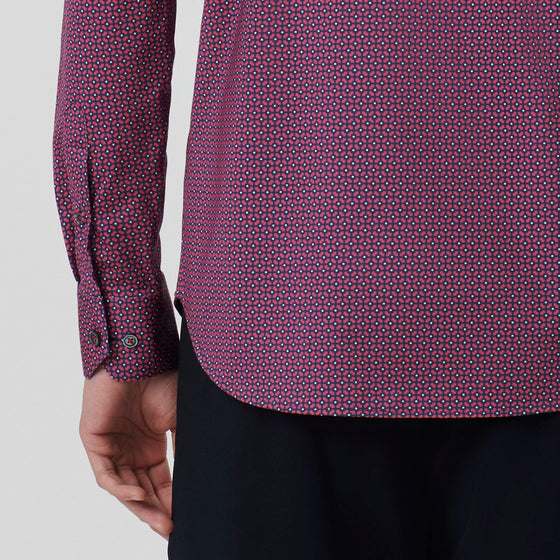 Bugatchi - James - Chemise manches longues florale OoohCotton® - LE CAPITAINE D'A BORD