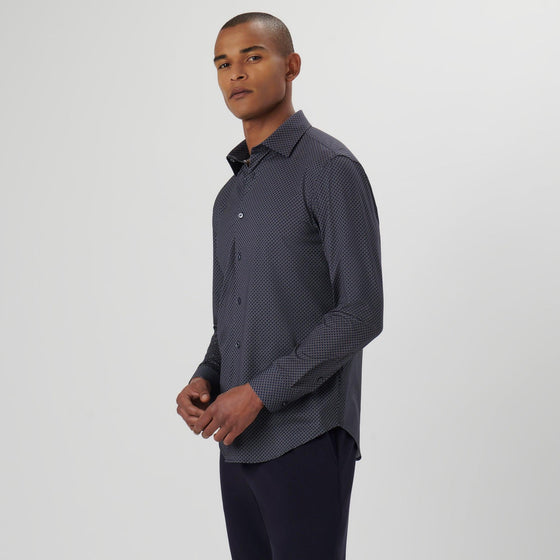 Bugatchi - James - Chemise manches longues lozanges OoohCotton® - LE CAPITAINE D'A BORD