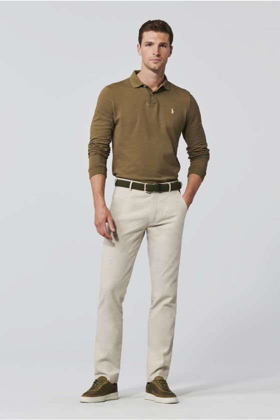 Meyer - Pantalon de coton et lin Bonn 3020