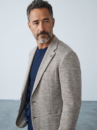 Digel - Andres - Slim Fit - Veston Jersey de Laine