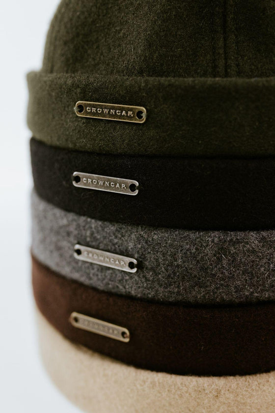 Crown Cap - Beanie de laine hydrofuge - LE CAPITAINE D'A BORD