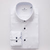 Emanuel Berg - Byron - Chemise manches longues unie Albini 4Flex - Modern Fit - Blanc - LE CAPITAINE D'A BORD