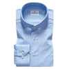 Emanuel Berg - Byron - Chemise manches longues unie Albini 4Flex - Modern Fit - Bleu Pâle - LE CAPITAINE D'A BORD