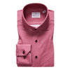 Emanuel Berg - Byron - Chemise manches longues unie Albini 4Flex - Modern Fit - Framboise - LE CAPITAINE D'A BORD