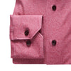 Emanuel Berg - Byron - Chemise manches longues unie Albini 4Flex - Modern Fit - Framboise - LE CAPITAINE D'A BORD