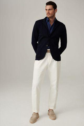 Emanuel Berg - Cardigan Premium Swacket Laine Mérinos Extrafine - LE CAPITAINE D'A BORD