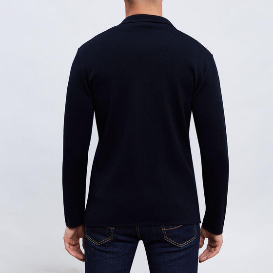 Emanuel Berg - Cardigan Premium Swacket Laine Mérinos Extrafine - LE CAPITAINE D'A BORD