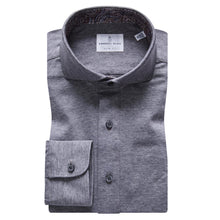  Emanuel Berg - Polo manches longues Premium Jersey Knit - Modern Fit - Gris - LE CAPITAINE D'A BORD