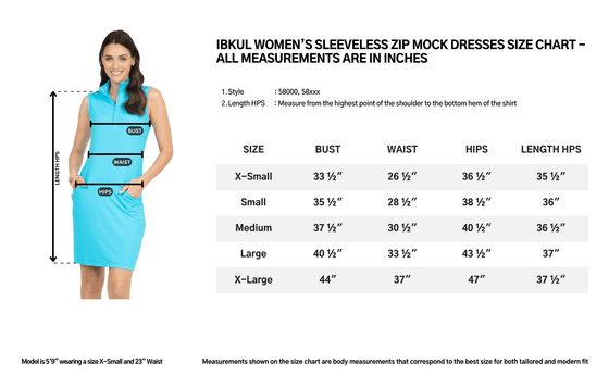 Ibkül - Solid Sleeveless Mock Dress - 58000 - LE CAPITAINE D'A BORD