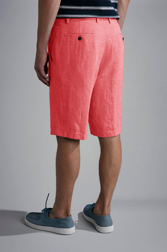 Paul & Shark - Bermudas 100% lin - LE CAPITAINE D'A BORD