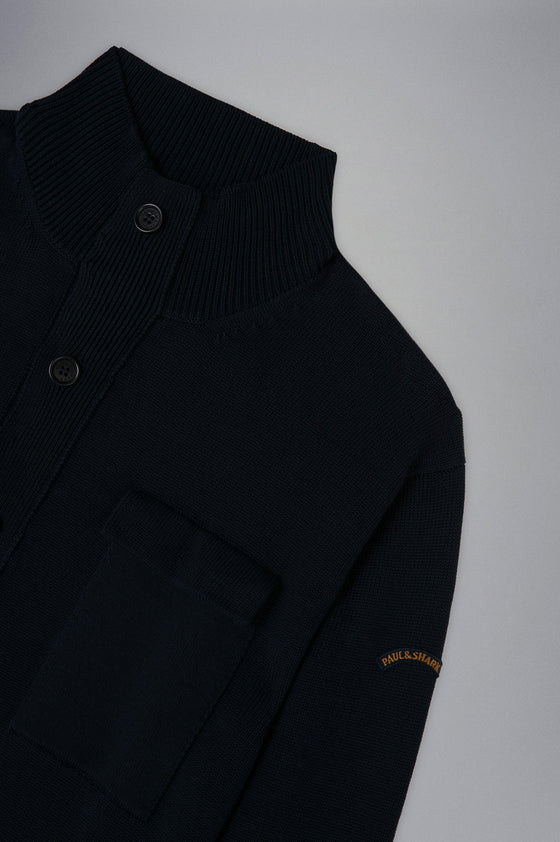 Paul & Shark - Cardigan à boutons de coton - LE CAPITAINE D'A BORD