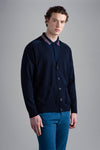 Paul & Shark - Cardigan à boutons de laine Cool Touch - LE CAPITAINE D'A BORD