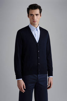  Paul & Shark - Cardigan à boutons de laine extra fine Summer Wool - LE CAPITAINE D'A BORD