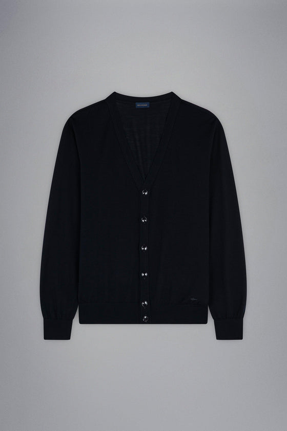 Paul & Shark - Cardigan à boutons de laine extra fine Summer Wool - LE CAPITAINE D'A BORD