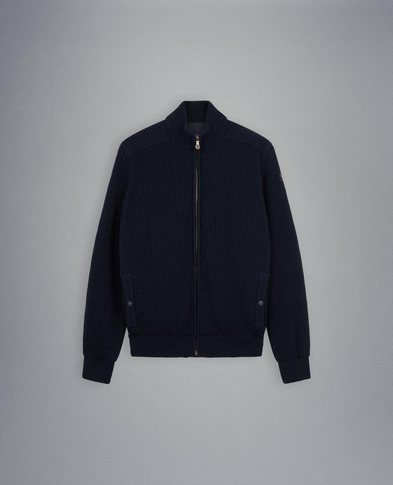 Paul & Shark - Cardigan zip de laine doublé - LE CAPITAINE D'A BORD