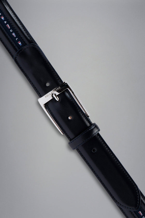 Paul & Shark - Ceinture de cuir avec drapeaux nautiques (plusieurs couleurs disponibles) - LE CAPITAINE D'A BORD