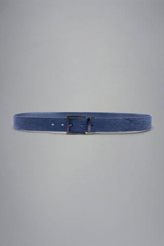 Paul & Shark - Ceinture de cuir uni reversible avec requins - LE CAPITAINE D'A BORD