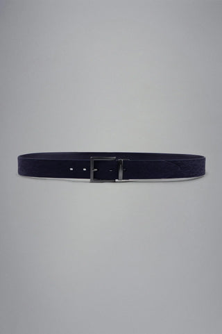 Paul & Shark - Ceinture de cuir uni reversible avec requins - LE CAPITAINE D'A BORD
