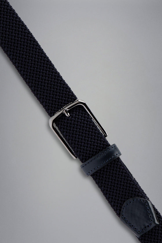 Paul & Shark - Ceinture tressée extensible avec garniture en cuir - LE CAPITAINE D'A BORD