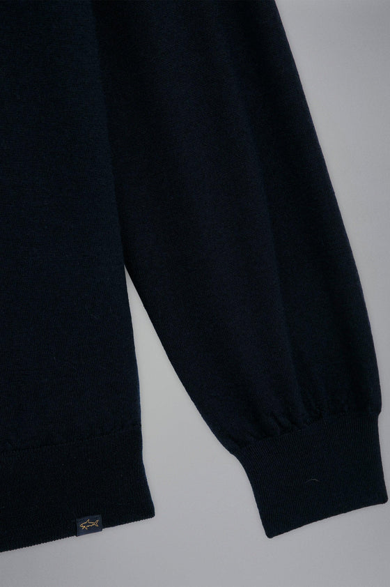 Paul & Shark - Chandail col rond de cachemire Riviera - LE CAPITAINE D'A BORD