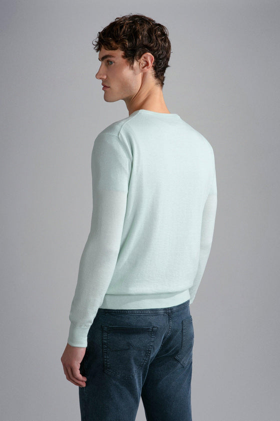 Paul & Shark - Chandail col rond de cachemire Riviera - LE CAPITAINE D'A BORD