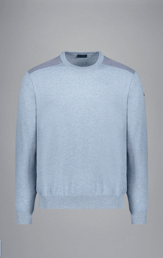 Paul & Shark - Chandail col rond de coton et cachemire - LE CAPITAINE D'A BORD