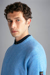 Paul & Shark - Chandail col rond de laine Shetland Eco-Wool - LE CAPITAINE D'A BORD