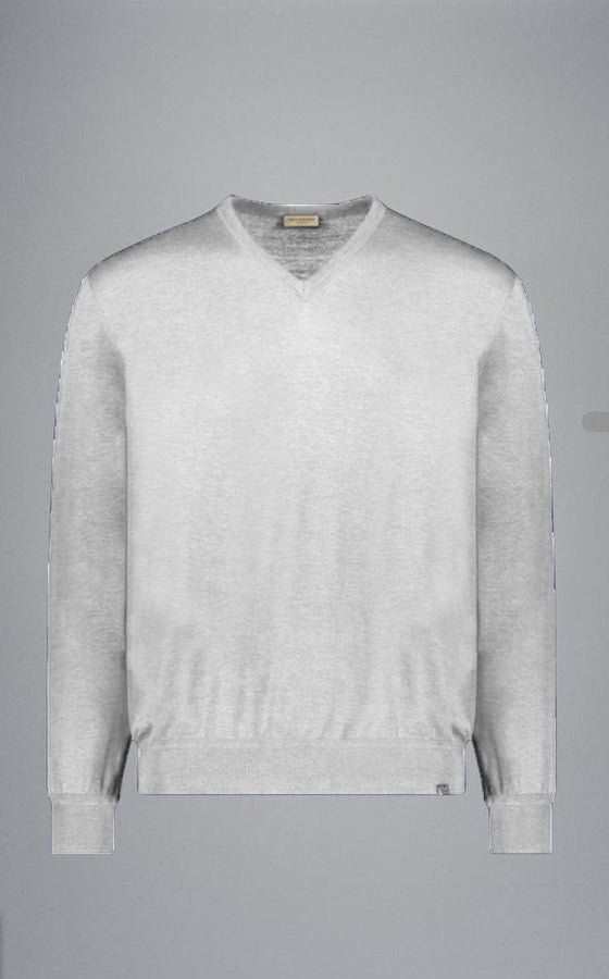 Paul & Shark - Chandail col V de soie et coton Riviera - LE CAPITAINE D'A BORD