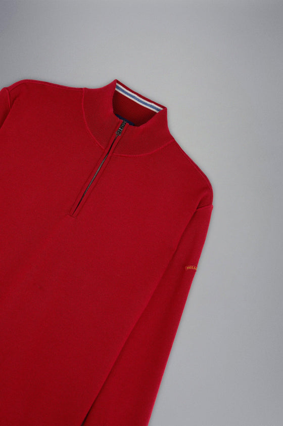 Paul & Shark - Chandail col zip de laine mérinos - LE CAPITAINE D'A BORD