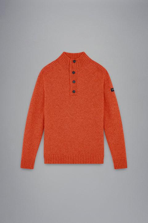 Paul & Shark - Chandail de laine col montant à boutons Fisherman - LE CAPITAINE D'A BORD