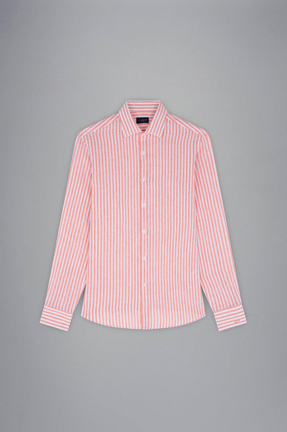 Paul & Shark - Chemise de lin manches longues à rayures - LE CAPITAINE D'A BORD
