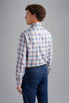 Paul & Shark - Chemise manches longues à carreaux de micro-tencel - LE CAPITAINE D'A BORD