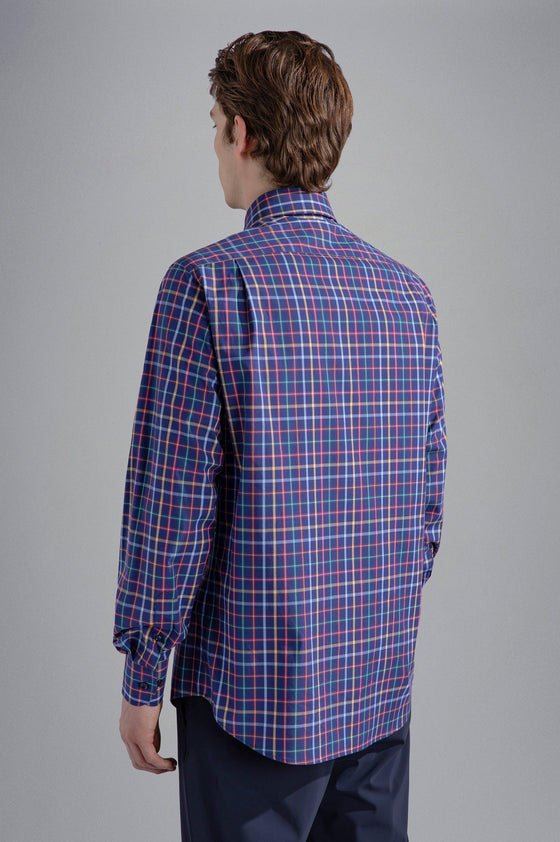 Paul & Shark - Chemise manches longues coton à carreaux - LE CAPITAINE D'A BORD