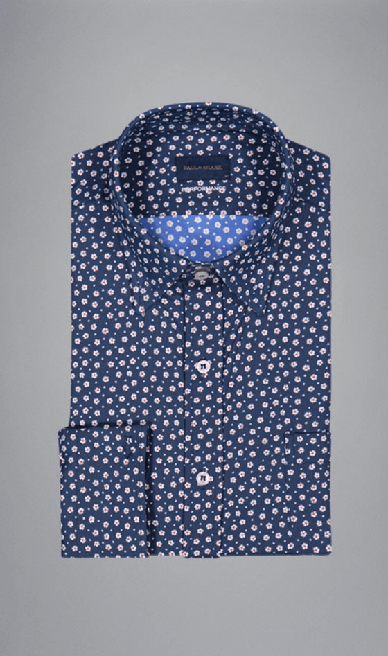 Paul & Shark - Chemise manches longues florale Travel - LE CAPITAINE D'A BORD