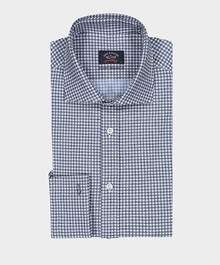  Paul & Shark - Chemise manches longues motif Pied-de-poule Performance - J Fit - LE CAPITAINE D'A BORD