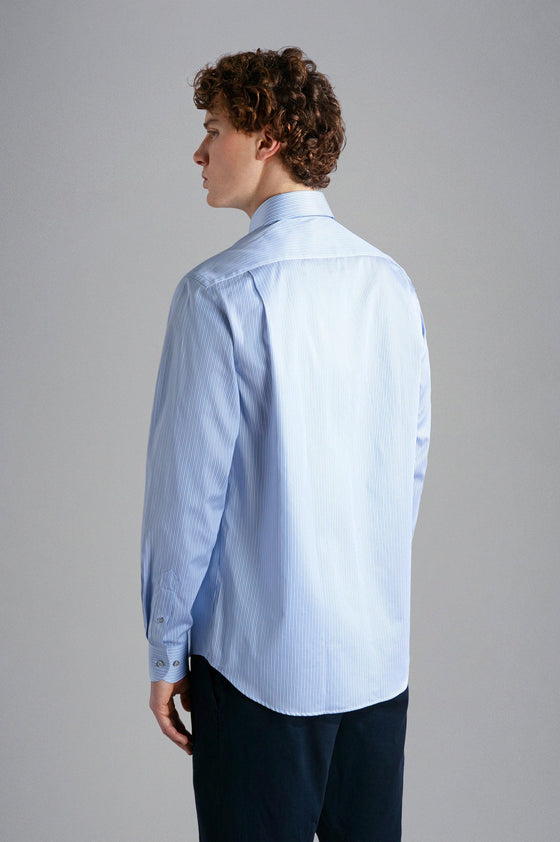 Paul & Shark - Chemise manches longues rayée Silver Collection - LE CAPITAINE D'A BORD