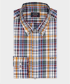 Paul & Shark - Chemise manches longues twill de coton à carreaux - LE CAPITAINE D'A BORD