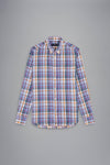 Paul & Shark - Chemise manches longues twill de coton à carreaux - LE CAPITAINE D'A BORD