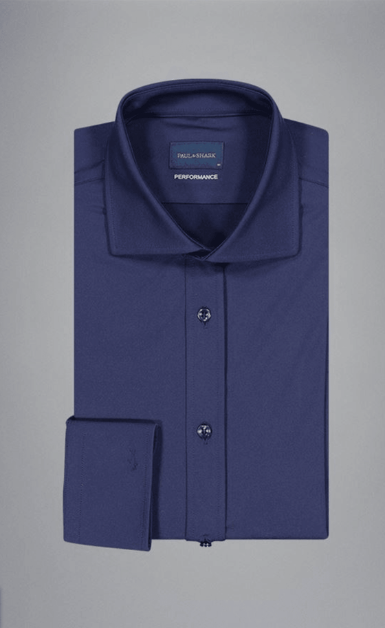 Paul & Shark - Chemise manches longues unie Travel - LE CAPITAINE D'A BORD