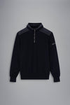 Paul & Shark - Col zip de laine avec appliqués de nylon - LE CAPITAINE D'A BORD