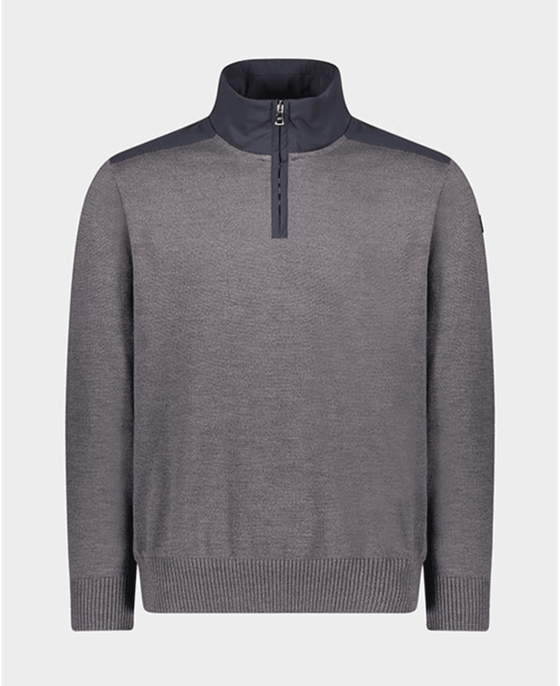 Paul & Shark - Col zip de laine avec appliqués de nylon - LE CAPITAINE D'A BORD