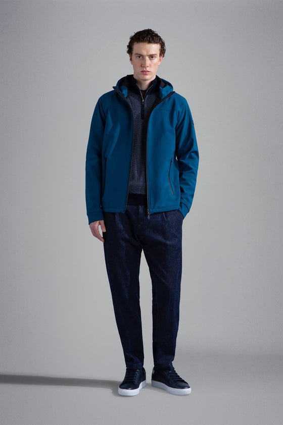 Paul & Shark - Col zip de laine BEAUFORT Tasmanian 120's - LE CAPITAINE D'A BORD