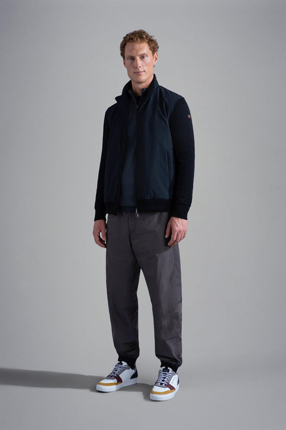 Paul & Shark - Col zip de laine mérinos effet délavé - LE CAPITAINE D'A BORD