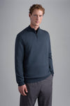 Paul & Shark - Col zip de laine mérinos effet délavé - LE CAPITAINE D'A BORD