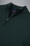 Paul & Shark - Col zip de laine Shetland Eco-Wool - LE CAPITAINE D'A BORD
