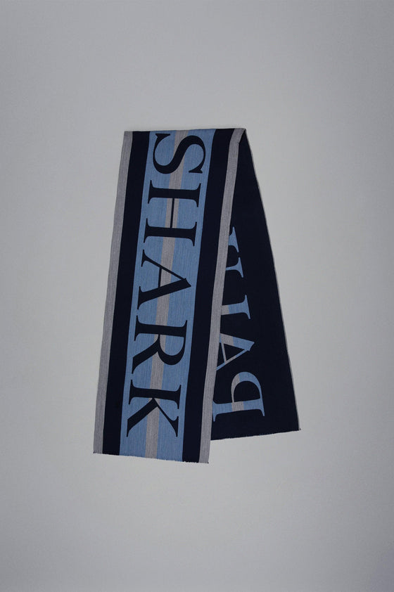 Paul & Shark - Écharpe de laine et soie avec lettrage - LE CAPITAINE D'A BORD